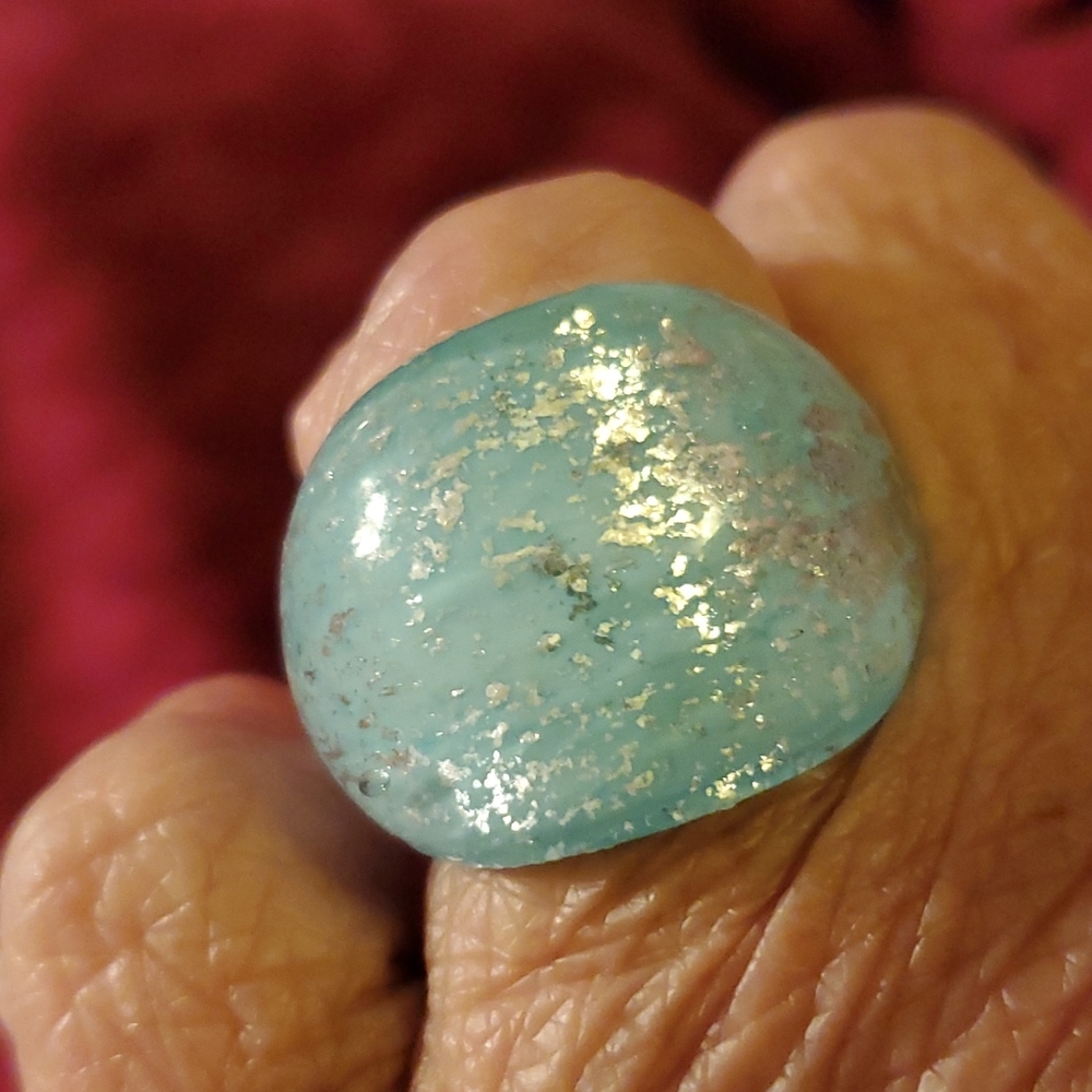 Murano Style Glass Ring